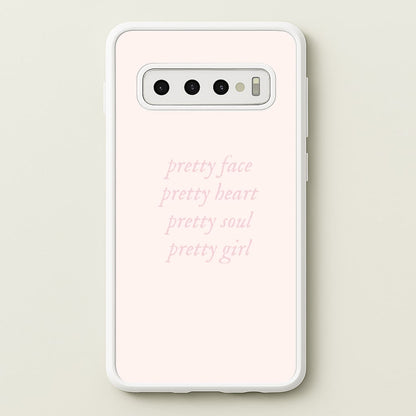 Pretty Girl - Clean Girl Aesthetic  - Clean Girl Aesthetic Phone Case for Galaxy S10