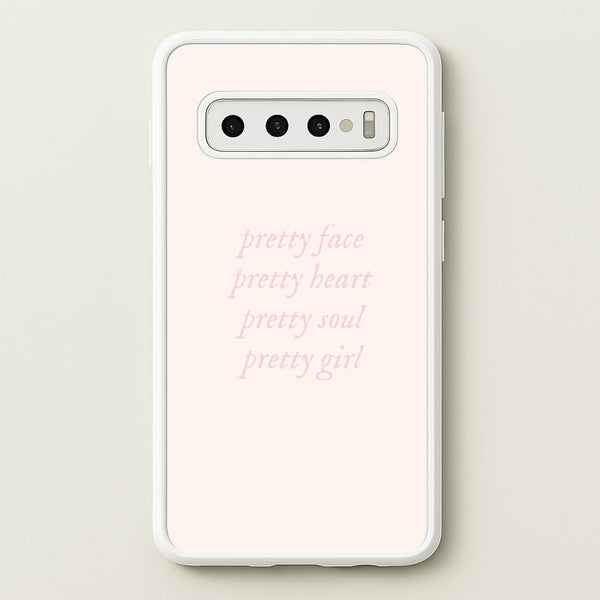 Pretty Girl - Clean Girl Aesthetic  - Clean Girl Aesthetic Phone Case for Galaxy S10