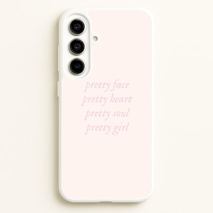 Pretty Girl - Clean Girl Aesthetic  - Clean Girl Aesthetic Phone Case for Galaxy A56