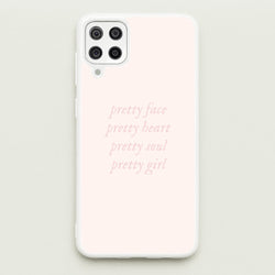 Pretty Girl - Clean Girl Aesthetic  - Clean Girl Aesthetic Phone Case for Galaxy A12