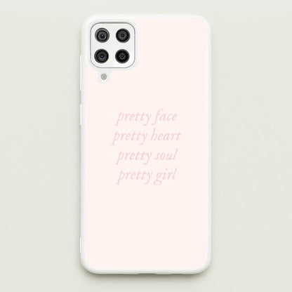 Pretty Girl - Clean Girl Aesthetic  - Clean Girl Aesthetic Phone Case for Galaxy A12