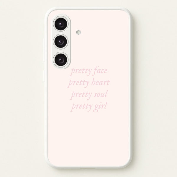 Pretty Girl - Clean Girl Aesthetic  - Clean Girl Aesthetic Phone Case for Galaxy S24FE
