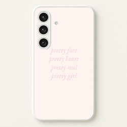 Pretty Girl - Clean Girl Aesthetic  - Clean Girl Aesthetic Phone Case for Galaxy S24