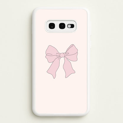 Bow - Clean Girl Aesthetic  - Clean Girl Aesthetic Phone Case for Galaxy S10e