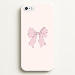 Bow - Clean Girl Aesthetic  - Clean Girl Aesthetic Phone Case for iPhone 5 / 5s / SE 2016
