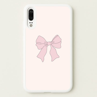 Bow - Clean Girl Aesthetic  - Clean Girl Aesthetic Phone Case for Huawei P20