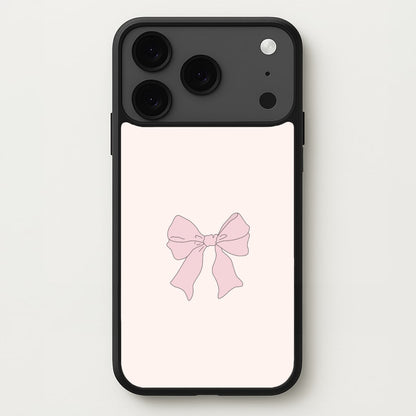 Bow - Clean Girl Aesthetic Phone Case for iPhone 17 Pro