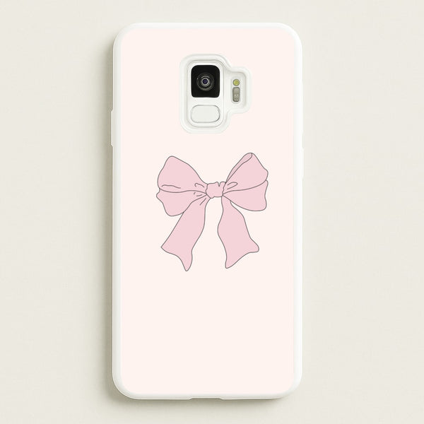 Bow - Clean Girl Aesthetic  - Clean Girl Aesthetic Phone Case for Galaxy S9