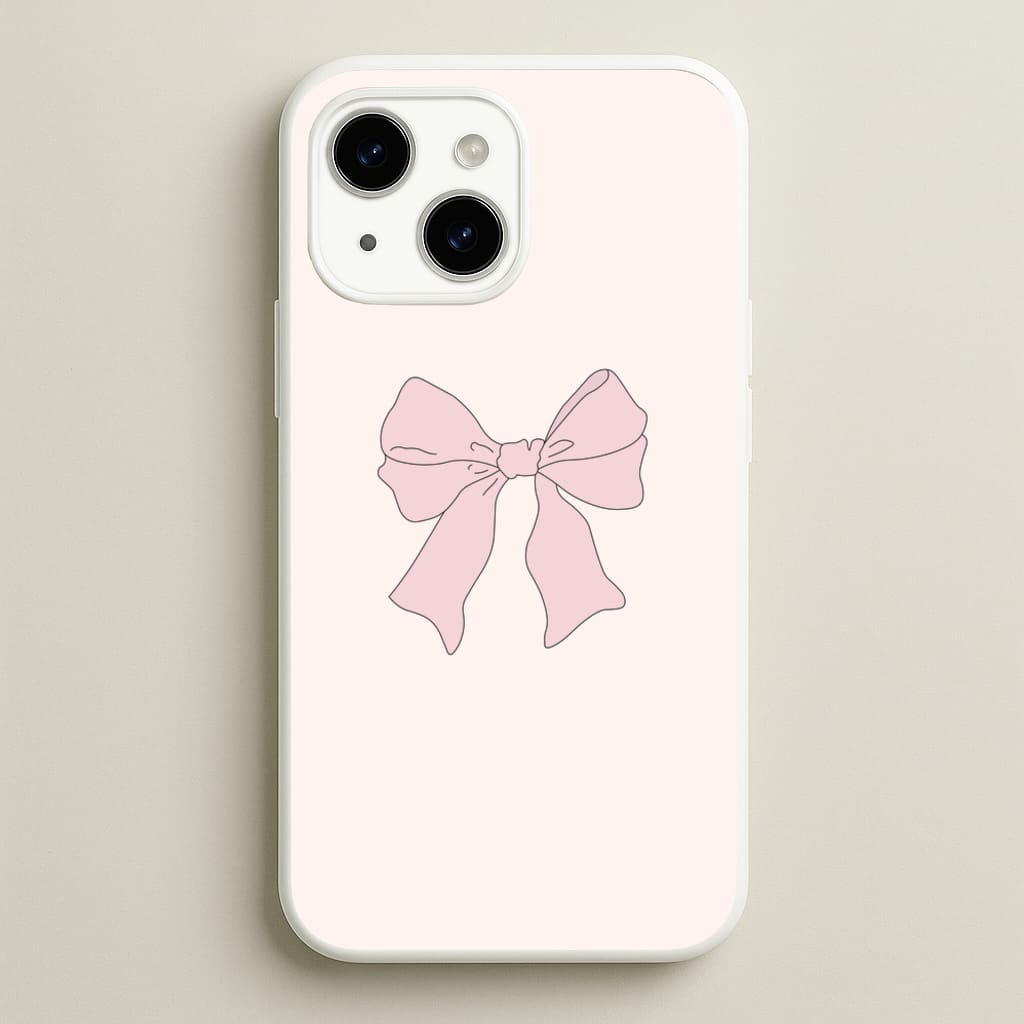 Bow - Clean Girl Aesthetic  - Clean Girl Aesthetic Phone Case for iPhone 14