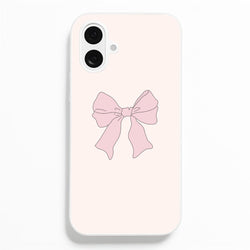 Bow - Clean Girl Aesthetic  - Clean Girl Aesthetic Phone Case for iPhone 16 Plus