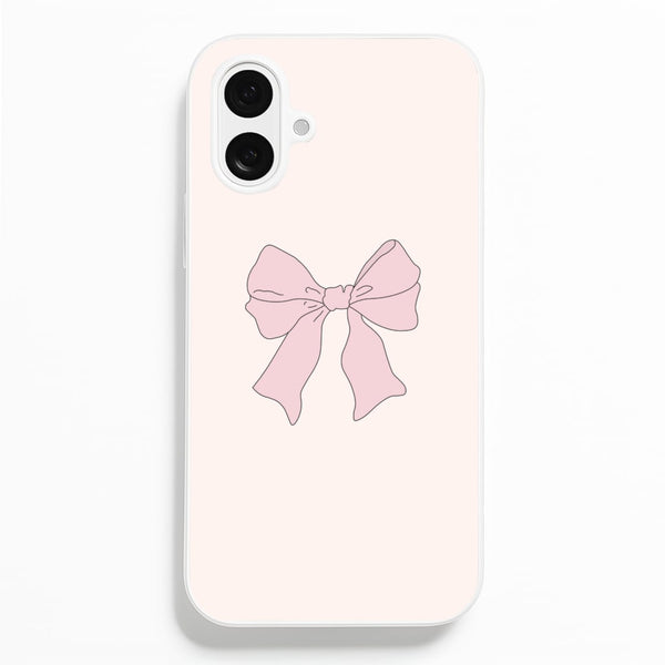 Bow - Clean Girl Aesthetic  - Clean Girl Aesthetic Phone Case for iPhone 16 Plus