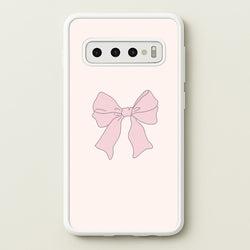 Bow - Clean Girl Aesthetic  - Clean Girl Aesthetic Phone Case for Galaxy S10 Plus
