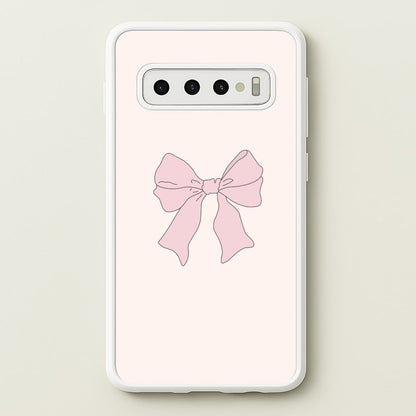 Bow - Clean Girl Aesthetic  - Clean Girl Aesthetic Phone Case for Galaxy S10 Plus