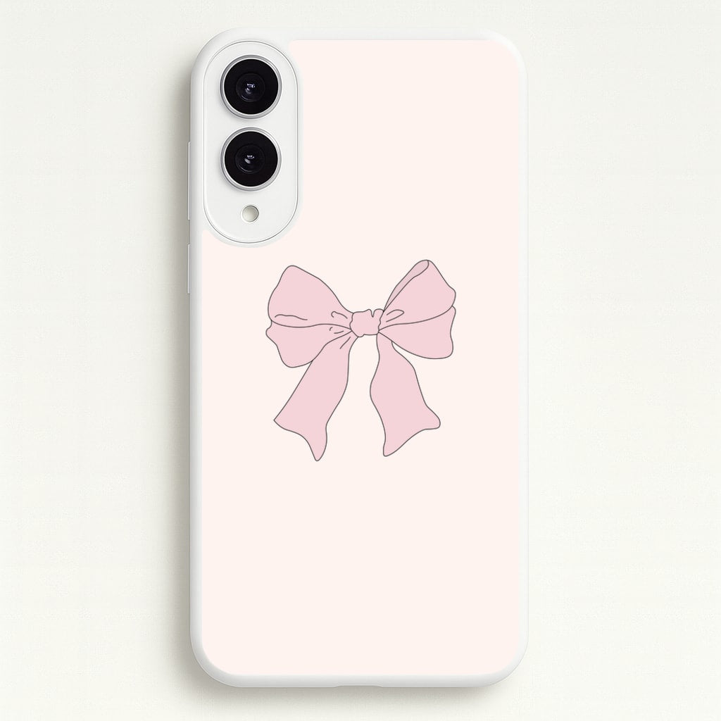 Bow - Clean Girl Aesthetic  - Clean Girl Aesthetic Phone Case for Galaxy S25 Edge