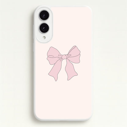 Bow - Clean Girl Aesthetic  - Clean Girl Aesthetic Phone Case for Galaxy S25 Edge