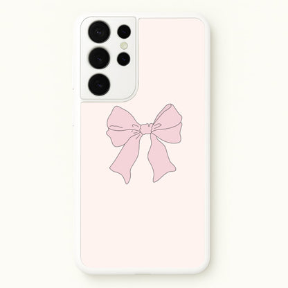 Bow - Clean Girl Aesthetic  - Clean Girl Aesthetic Phone Case for Galaxy S21 Ultra