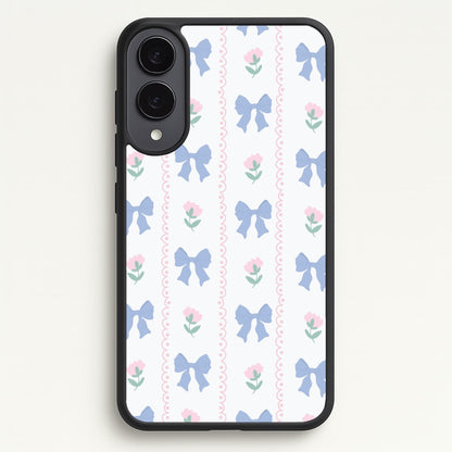 Pink Bows Pattern - Clean Girl Aesthetic  - Clean Girl Aesthetic Phone Case for Galaxy S25 Edge