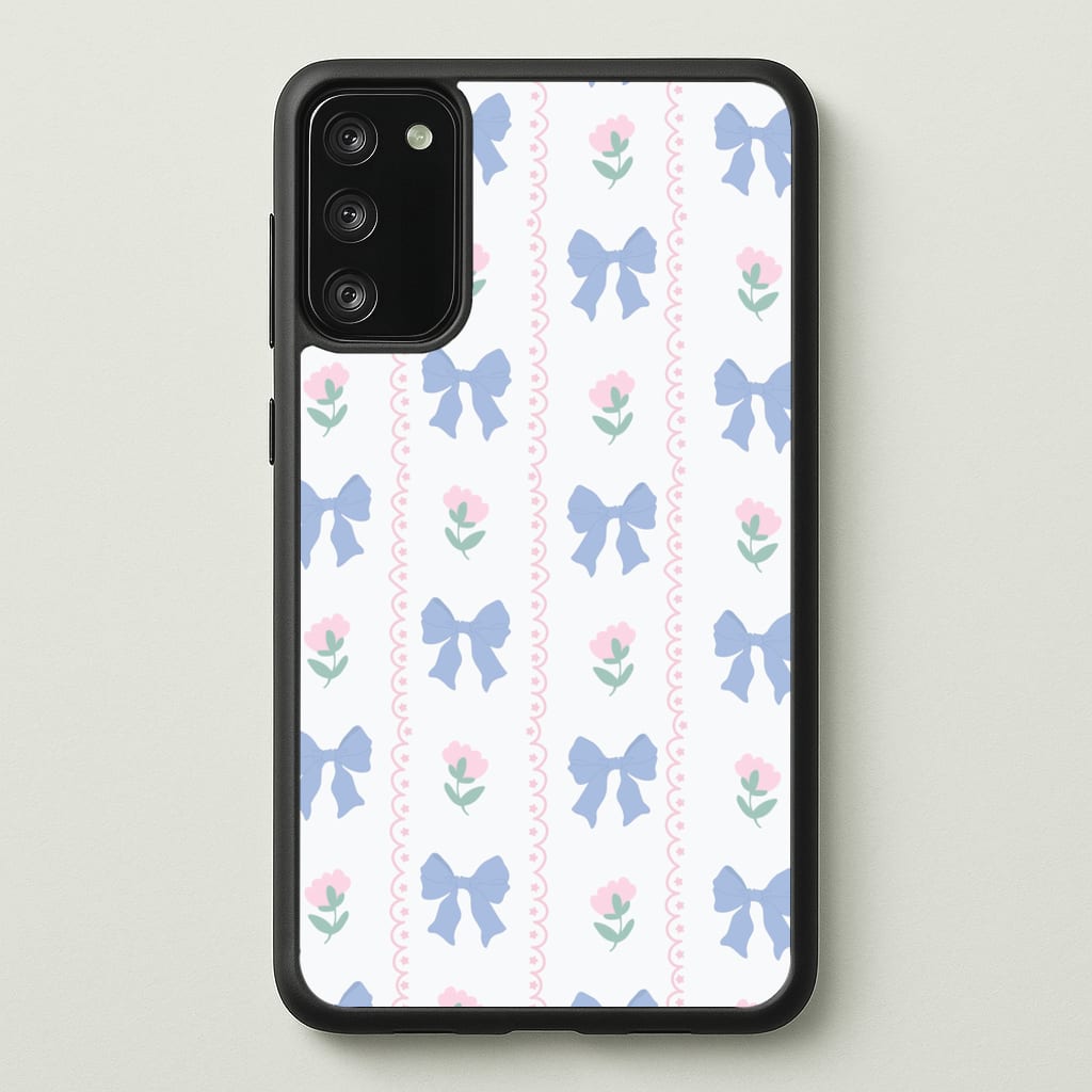 Pink Bows Pattern - Clean Girl Aesthetic  - Clean Girl Aesthetic Phone Case for Galaxy S20FE