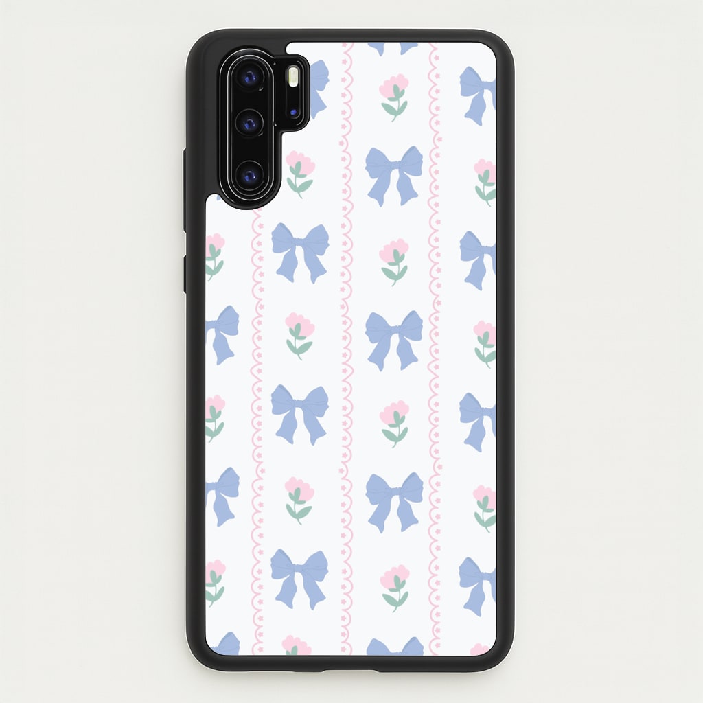 Pink Bows Pattern - Clean Girl Aesthetic  - Clean Girl Aesthetic Phone Case for Huawei P30 Pro