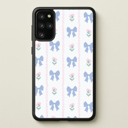 Pink Bows Pattern - Clean Girl Aesthetic  - Clean Girl Aesthetic Phone Case for Galaxy S20 Plus