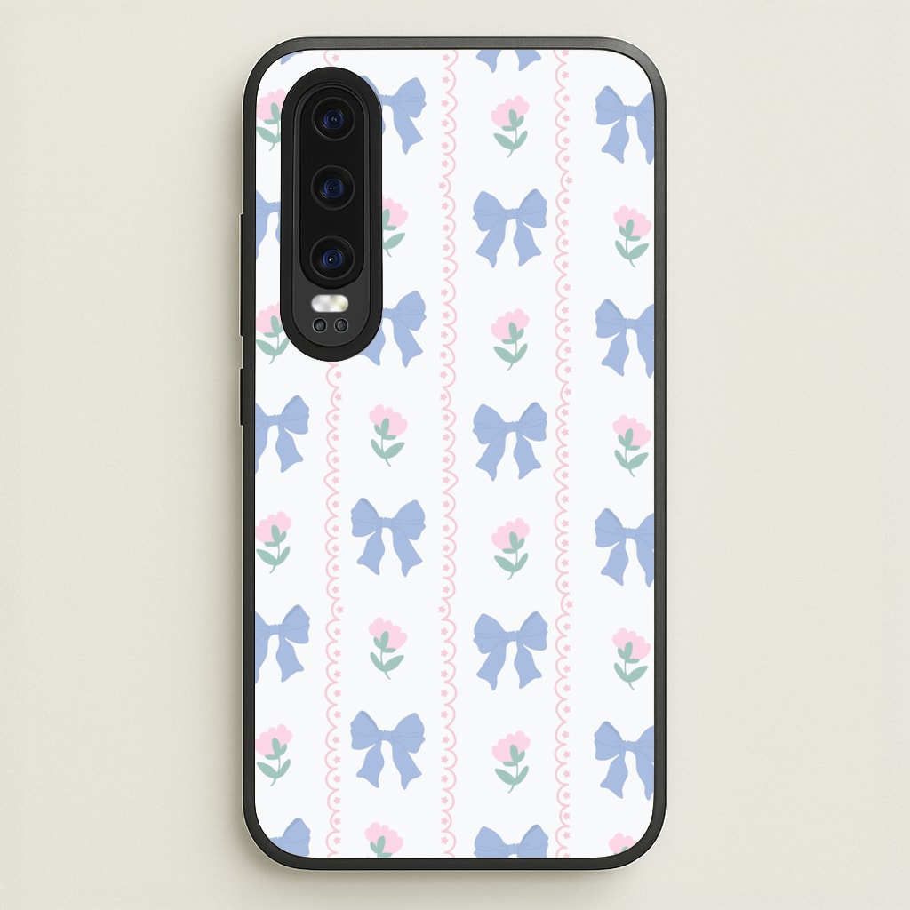 Pink Bows Pattern - Clean Girl Aesthetic  - Clean Girl Aesthetic Phone Case for Huawei P30