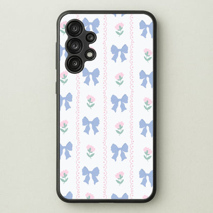 Pink Bows Pattern - Clean Girl Aesthetic  - Clean Girl Aesthetic Phone Case for Galaxy A13