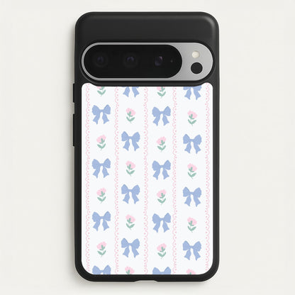 Pink Bows Pattern - Clean Girl Aesthetic  - Clean Girl Aesthetic Phone Case for Google Pixel 9 Pro XL
