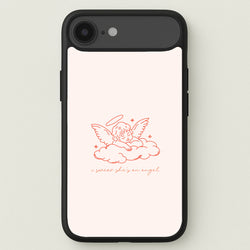 I Swear Shes An Angel - Clean Girl Aesthetic Phone Case for iPhone 17 Air