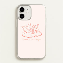 I Swear Shes An Angel - Clean Girl Aesthetic  - Clean Girl Aesthetic Phone Case for iPhone 12 / 12 Pro