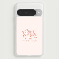 I Swear Shes An Angel - Clean Girl Aesthetic Phone Case for Google Pixel 10 Pro XL