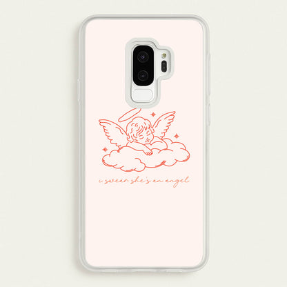 I Swear Shes An Angel - Clean Girl Aesthetic  - Clean Girl Aesthetic Phone Case for Galaxy S9 Plus