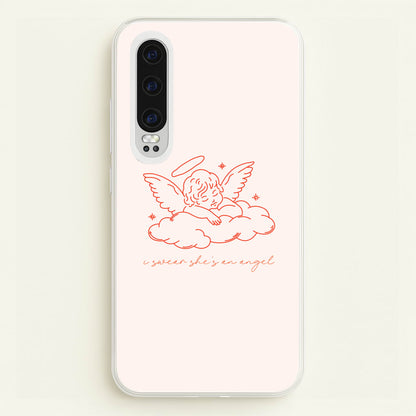 I Swear Shes An Angel - Clean Girl Aesthetic  - Clean Girl Aesthetic Phone Case for Huawei P30