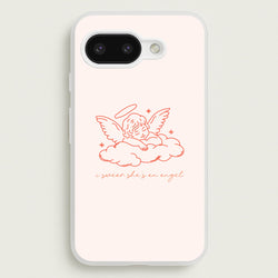 I Swear Shes An Angel - Clean Girl Aesthetic  - Clean Girl Aesthetic Phone Case for Google Pixel 9a