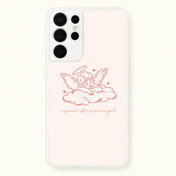 I Swear Shes An Angel - Clean Girl Aesthetic  - Clean Girl Aesthetic Phone Case for Galaxy S21 Ultra