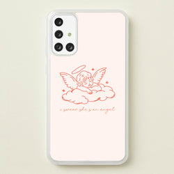 I Swear Shes An Angel - Clean Girl Aesthetic  - Clean Girl Aesthetic Phone Case for Galaxy A71