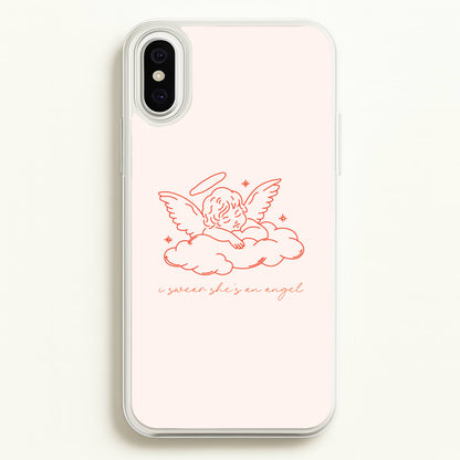 I Swear Shes An Angel - Clean Girl Aesthetic  - Clean Girl Aesthetic Phone Case for iPhone XS Max
