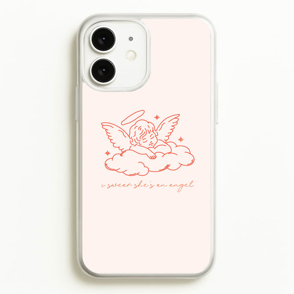 I Swear Shes An Angel - Clean Girl Aesthetic  - Clean Girl Aesthetic Phone Case for iPhone 11