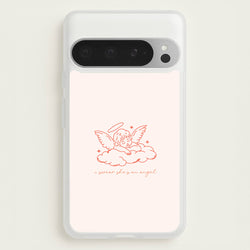 I Swear Shes An Angel - Clean Girl Aesthetic  - Clean Girl Aesthetic Phone Case for Google Pixel 9 Pro XL