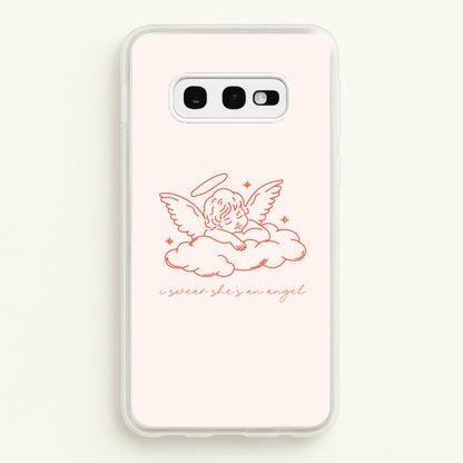 I Swear Shes An Angel - Clean Girl Aesthetic  - Clean Girl Aesthetic Phone Case for Galaxy S10e