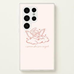 I Swear Shes An Angel - Clean Girl Aesthetic  - Clean Girl Aesthetic Phone Case for Galaxy S24 Ultra
