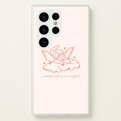 I Swear Shes An Angel - Clean Girl Aesthetic  - Clean Girl Aesthetic Phone Case for Galaxy S24 Ultra