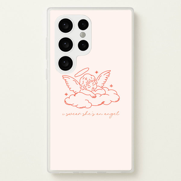 I Swear Shes An Angel - Clean Girl Aesthetic  - Clean Girl Aesthetic Phone Case for Galaxy S24 Ultra