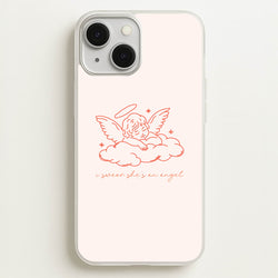 I Swear Shes An Angel - Clean Girl Aesthetic  - Clean Girl Aesthetic Phone Case for iPhone 13 Mini