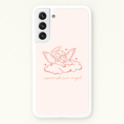 I Swear Shes An Angel - Clean Girl Aesthetic  - Clean Girl Aesthetic Phone Case for Galaxy S22 Plus
