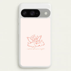 I Swear Shes An Angel - Clean Girl Aesthetic Phone Case for Google Pixel 10 / 10 Pro
