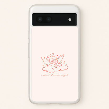 I Swear Shes An Angel - Clean Girl Aesthetic  - Clean Girl Aesthetic Phone Case for Google Pixel 6a