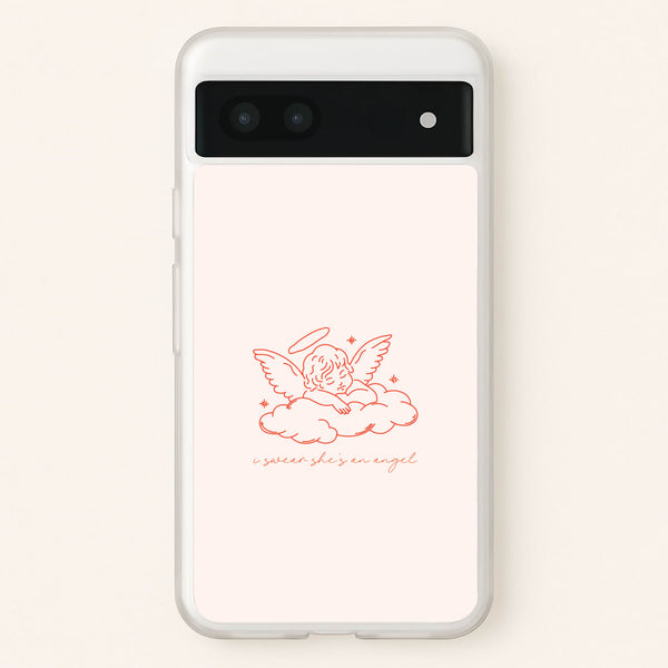 I Swear Shes An Angel - Clean Girl Aesthetic  - Clean Girl Aesthetic Phone Case for Google Pixel 6a