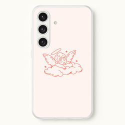 Angel - Clean Girl Aesthetic  - Clean Girl Aesthetic Phone Case for Galaxy S24