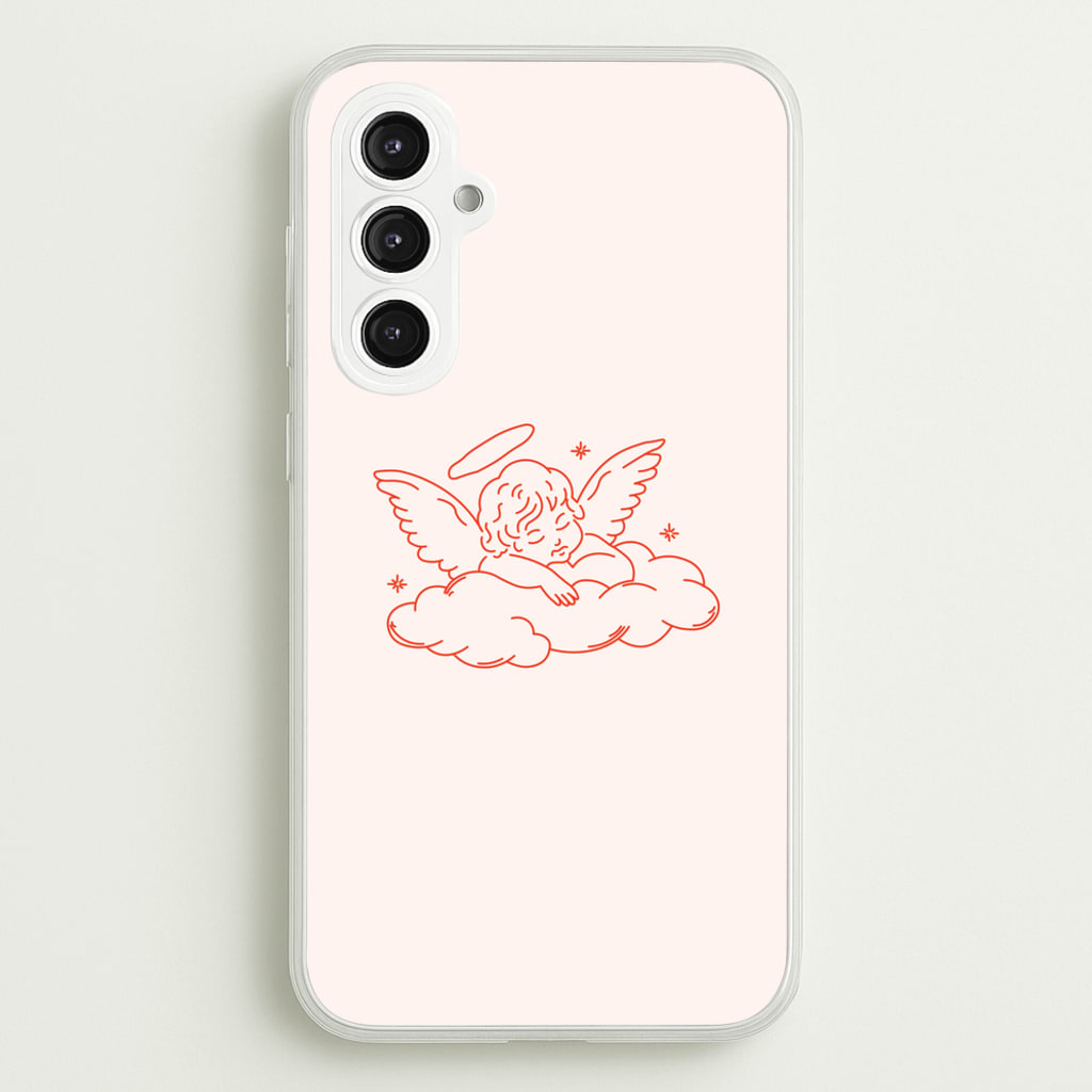 Angel - Clean Girl Aesthetic  - Clean Girl Aesthetic Phone Case for Galaxy S23FE