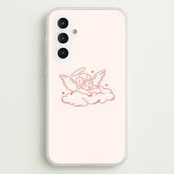 Angel - Clean Girl Aesthetic  - Clean Girl Aesthetic Phone Case for Galaxy S23FE